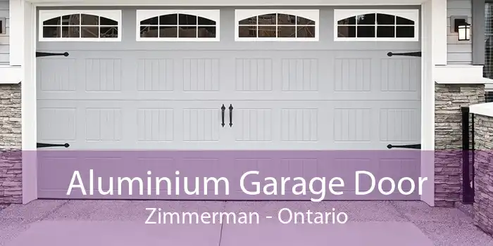Aluminium Garage Door Zimmerman - Ontario