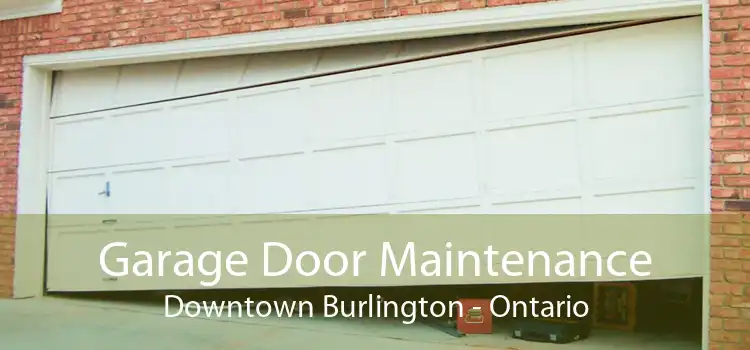 Garage Door Maintenance Downtown Burlington - Ontario