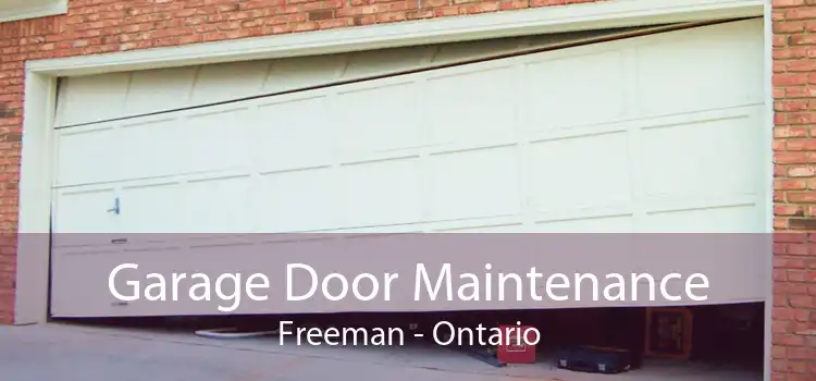 Garage Door Maintenance Freeman - Ontario