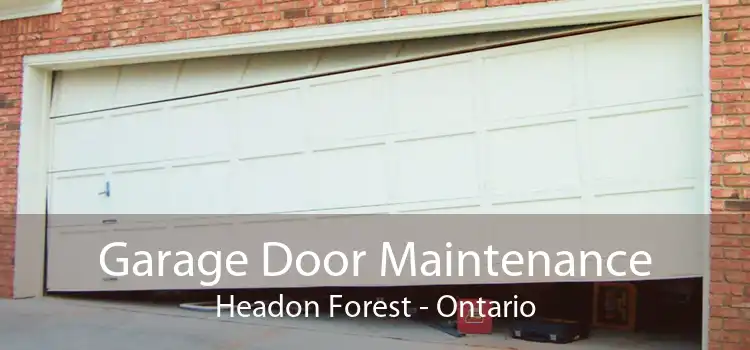 Garage Door Maintenance Headon Forest - Ontario