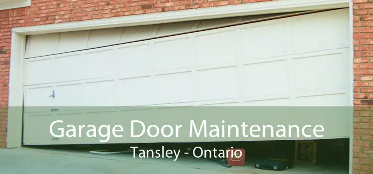 Garage Door Maintenance Tansley - Ontario