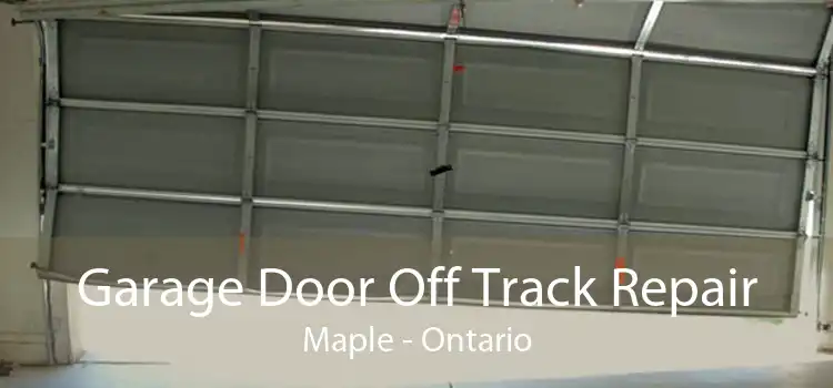 Garage Door Off Track Repair Maple - Ontario