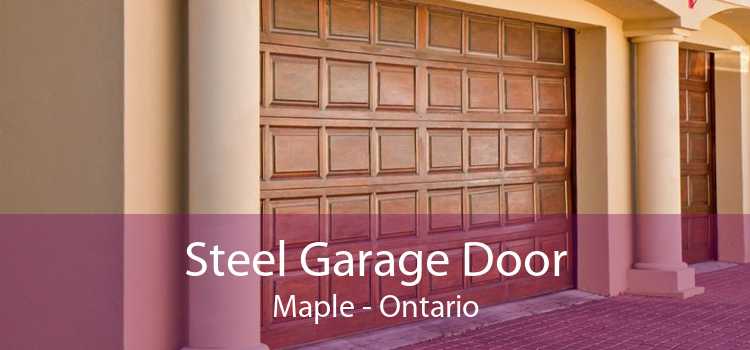 Steel Garage Door Maple - Ontario
