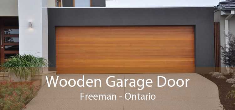 Wooden Garage Door Freeman - Ontario