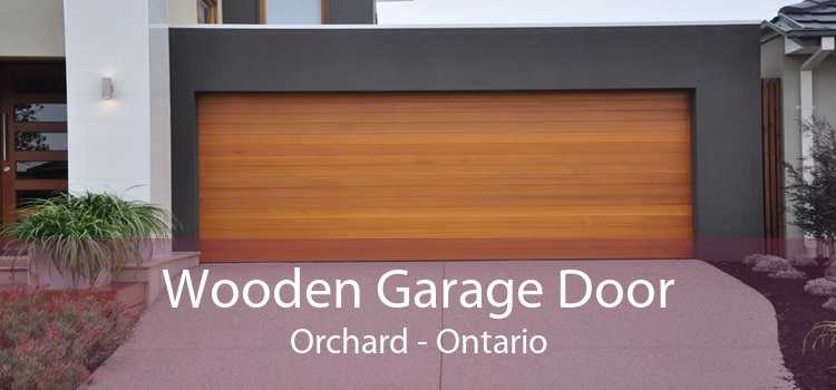 Wooden Garage Door Orchard - Ontario