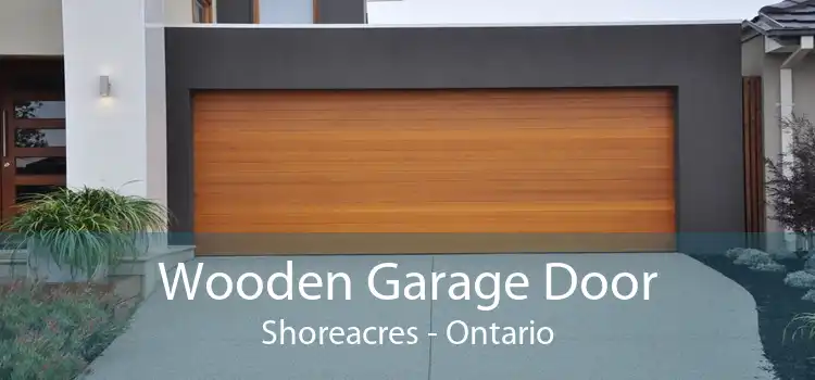 Wooden Garage Door Shoreacres - Ontario