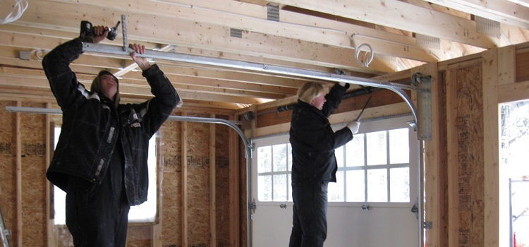 overhead garage door installation in Burlington